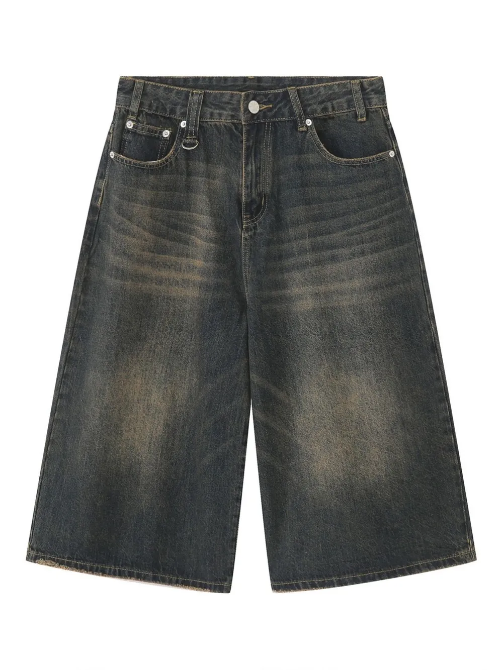 Wide Leg Cropped Jeans, image 8
