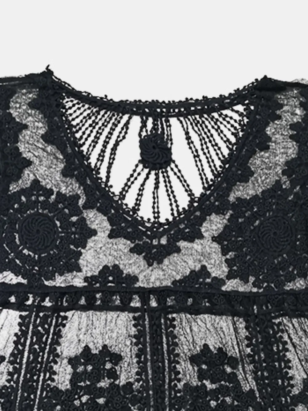 Lace Round Neck Cover-Up, image 5