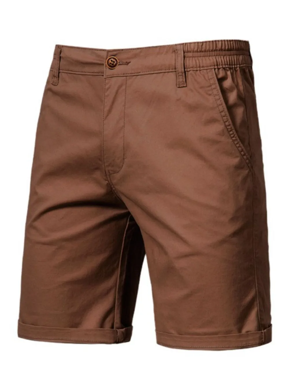 Men's Elastic Waist Shorts with Pockets, image 15