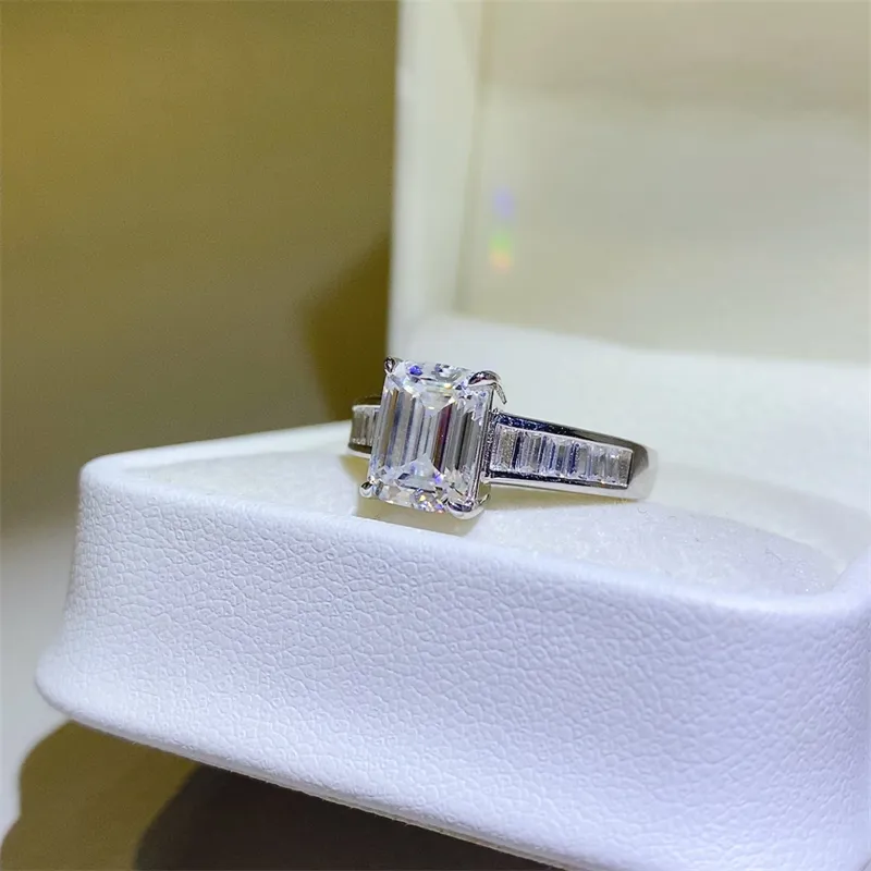 3 Carat Moissanite 925 Sterling Silver Ring, image 7