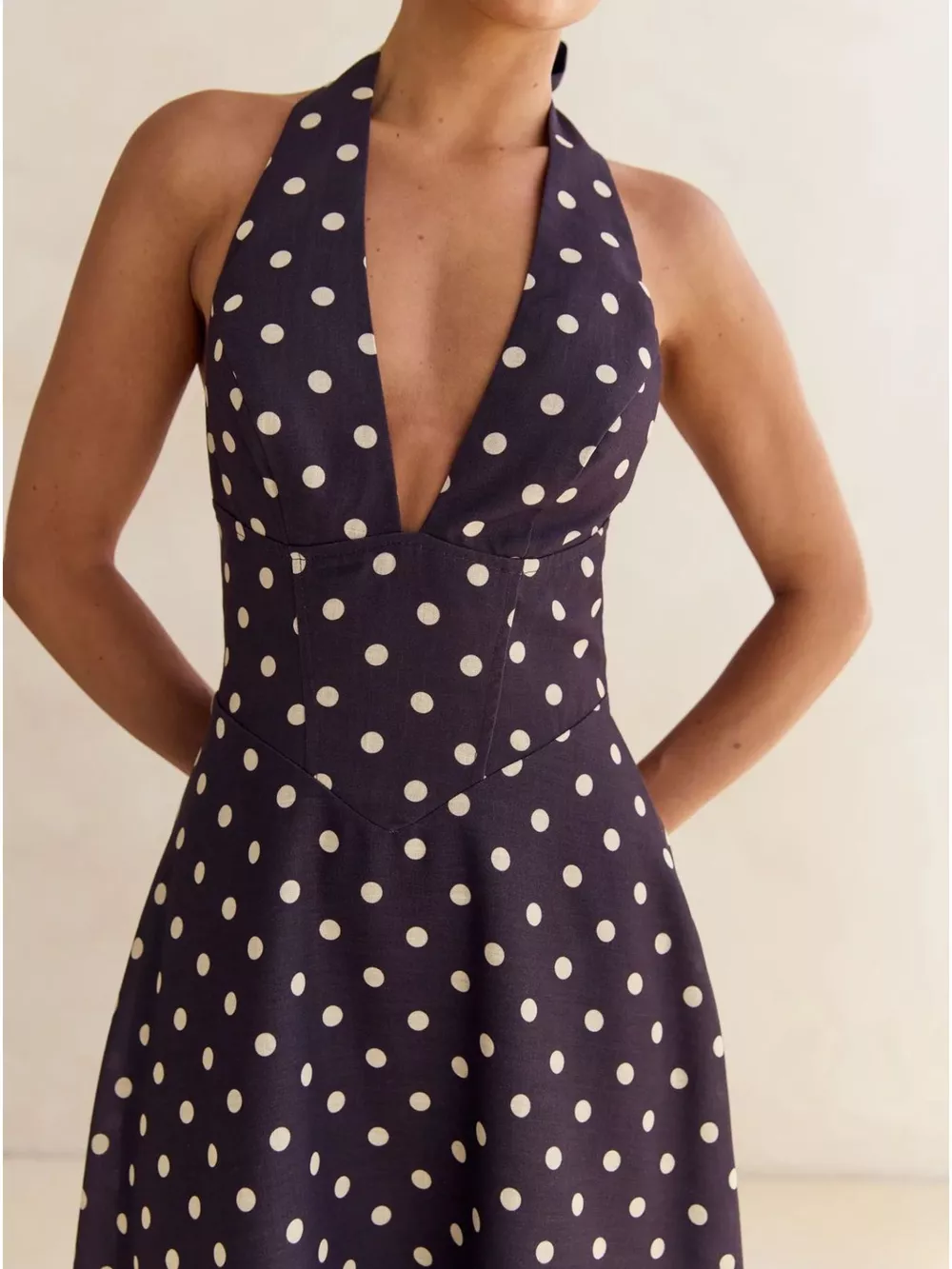 Floral Print Halter Neck Maxi Dress, image 27