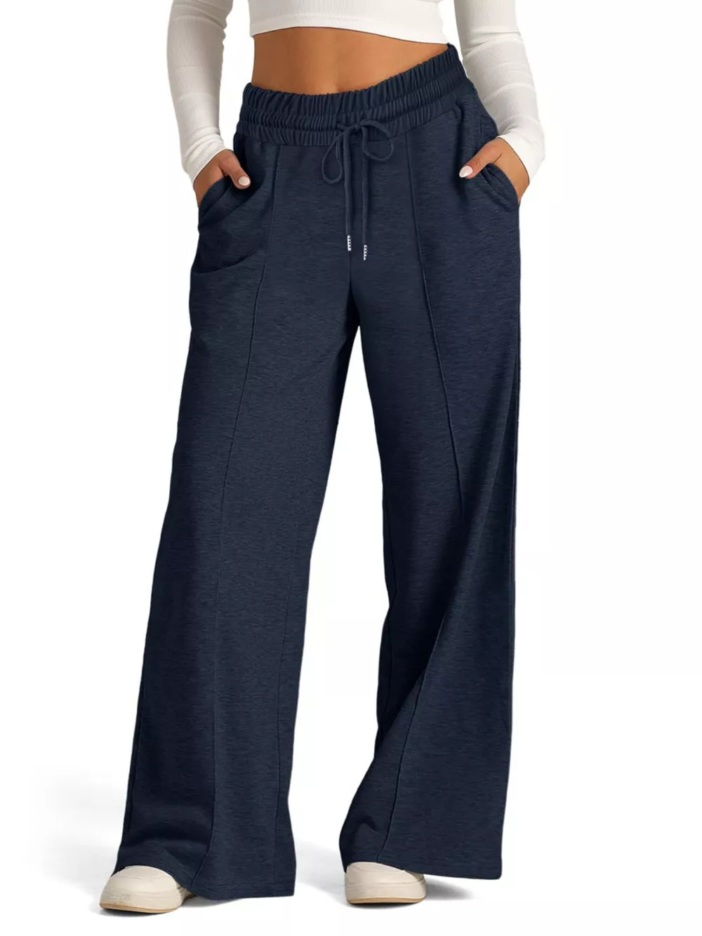 Wide Leg Drawstring Pants, image 24