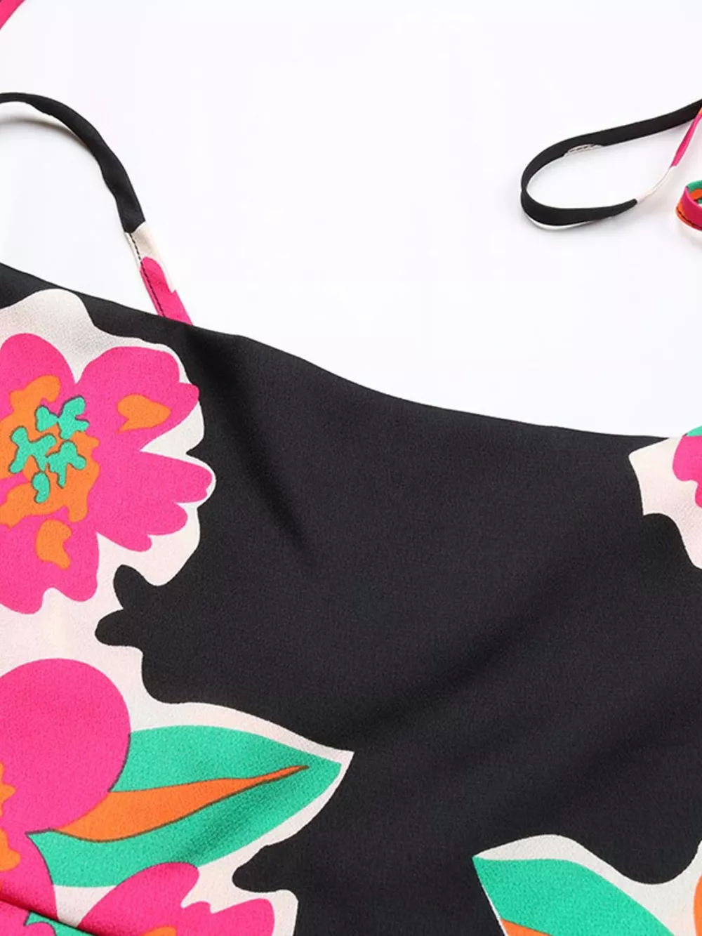 Floral Print Spaghetti Strap Midi Dress, image 5