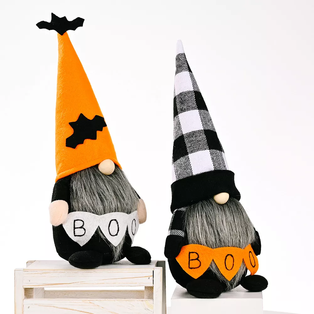Halloween Decorative Gnome with 'BOO' Sign, image 6