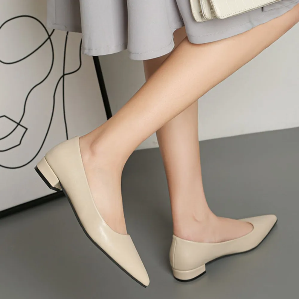 Pointed Toe Low Heel Pump, image 6