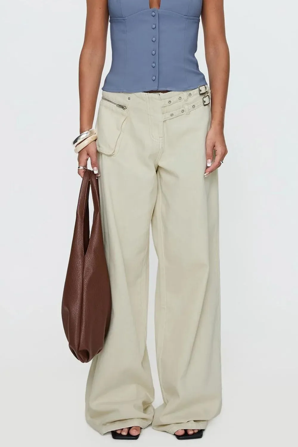 Wide Leg Jeans with Pockets, image 19