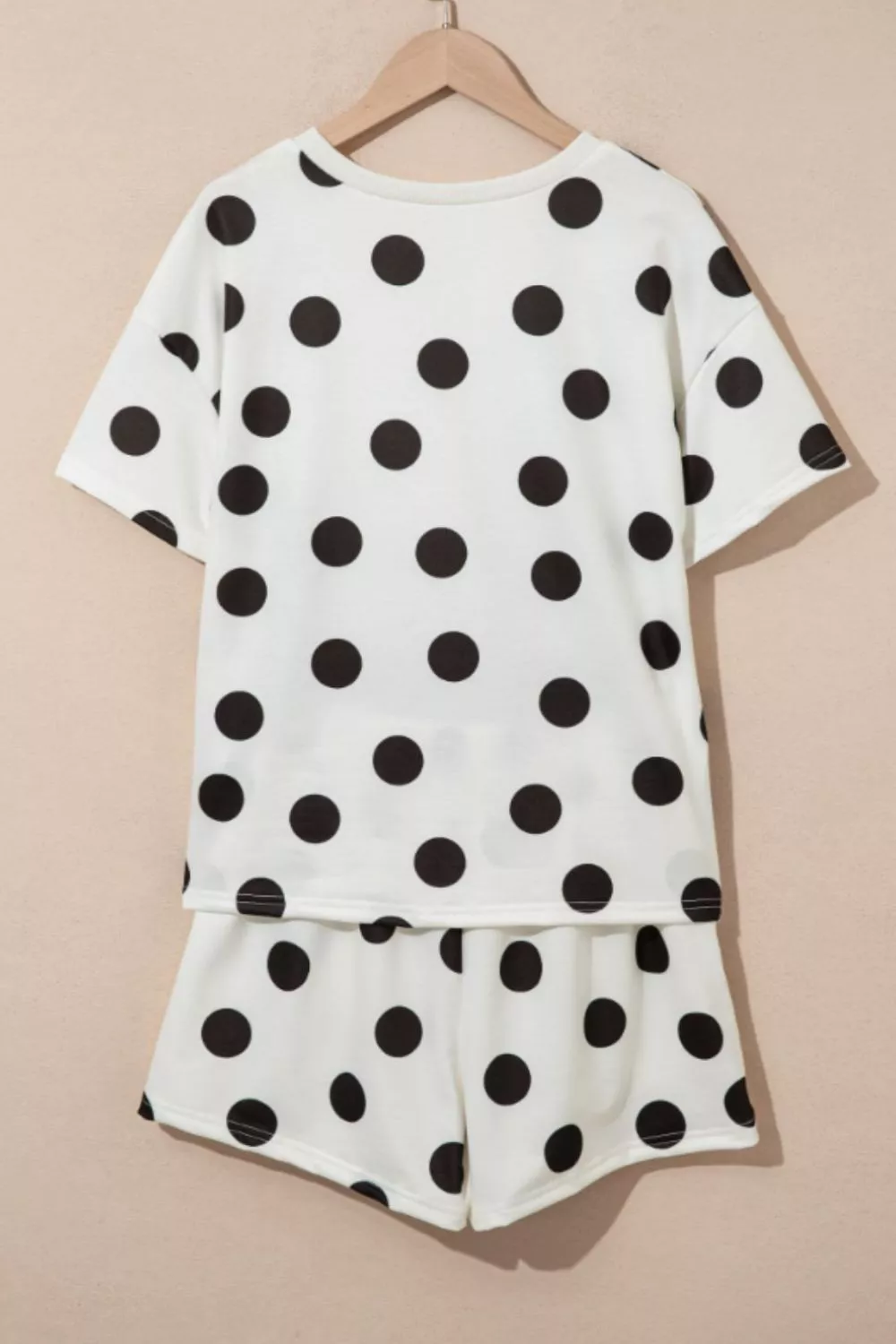 Polka Dot Tee and Shorts 2-Piece Set, image 3
