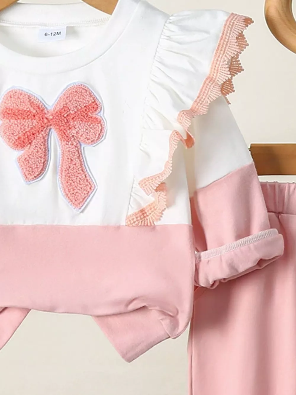 Children's Flower Long Sleeve Top and Pants Set, image 17