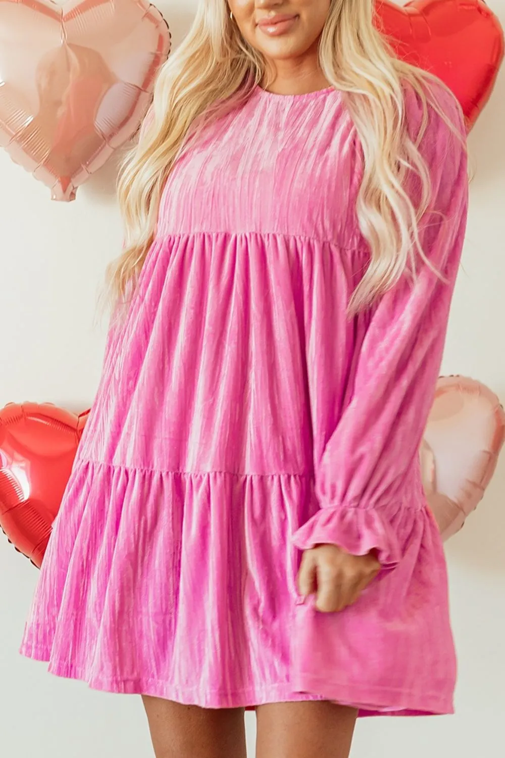 Tiered Flounce Sleeve Mini Dress, image 15