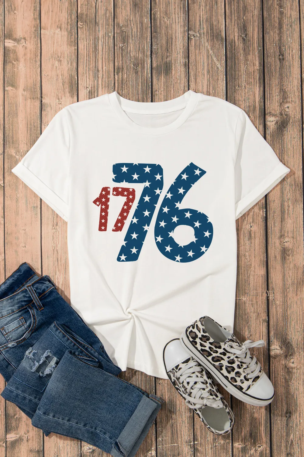 1776 Round Neck Short Sleeve T-Shirt, image 6