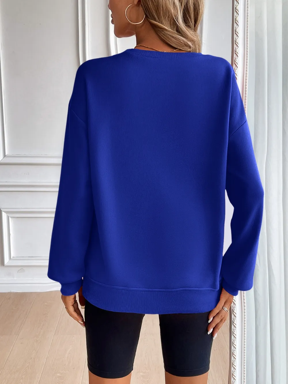 Round Neck Long Sleeve Sweatshirt, image 13