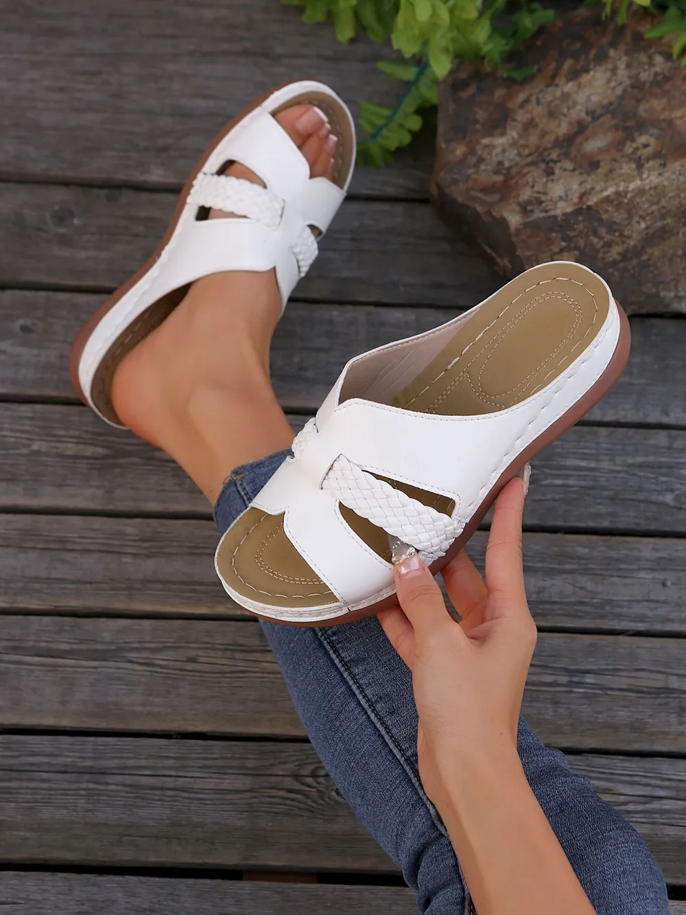 Open Toe Wedge Sandals, image 11