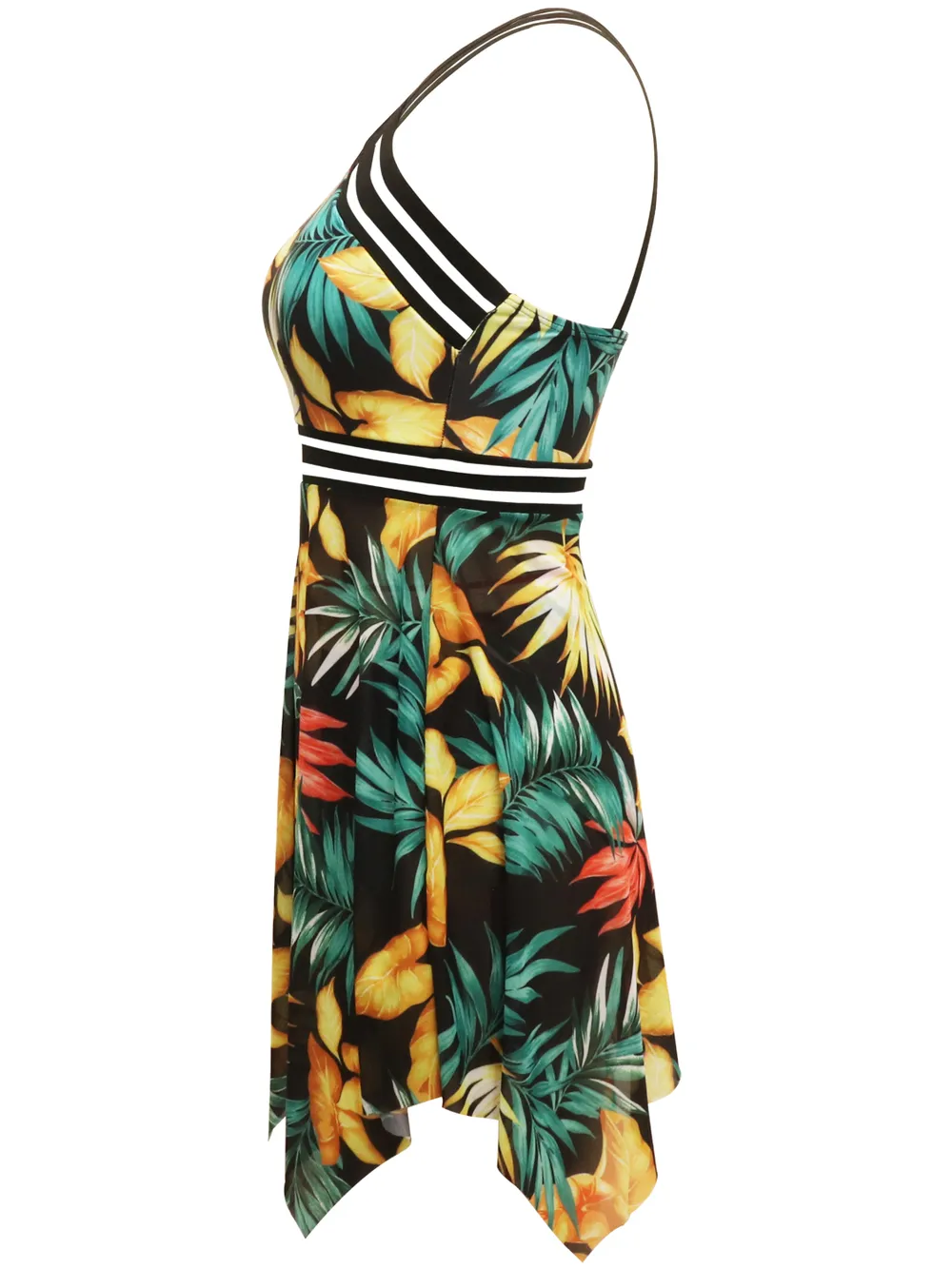 Cutout Printed Two-Piece Swim Set, image 6