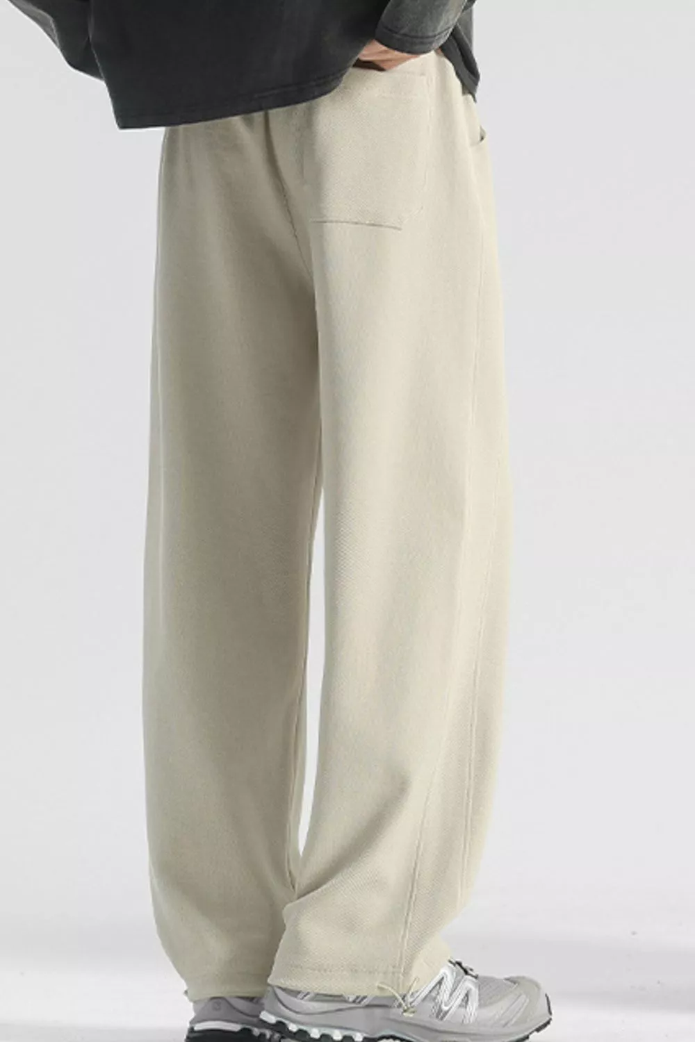 Men's Plus Size Casual Loose Fit Drawstring Sweatpants, image 3