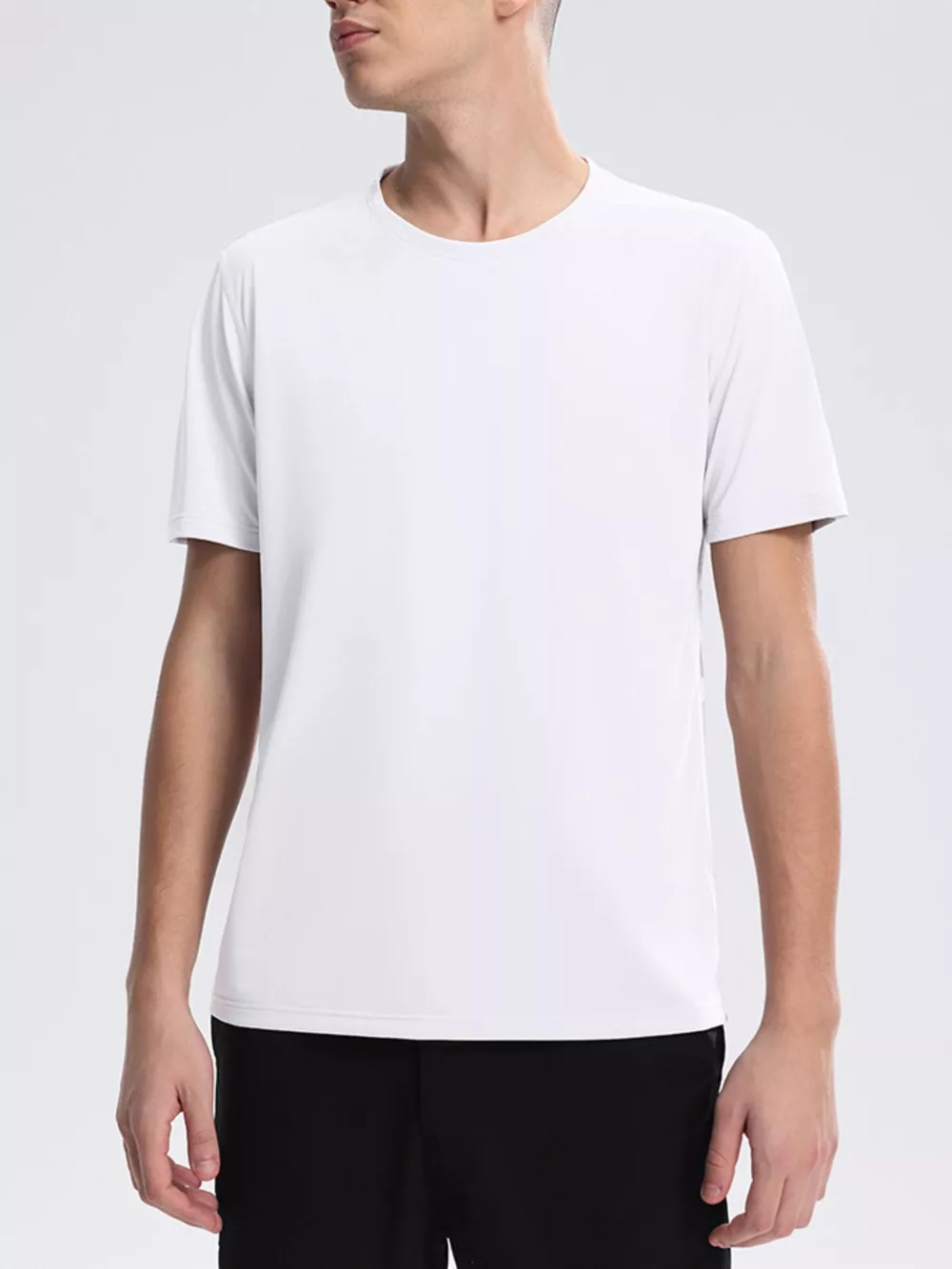 Men's Full Size Lightweight Breathable Short Sleeve T-Shirt Plus Size, image 13