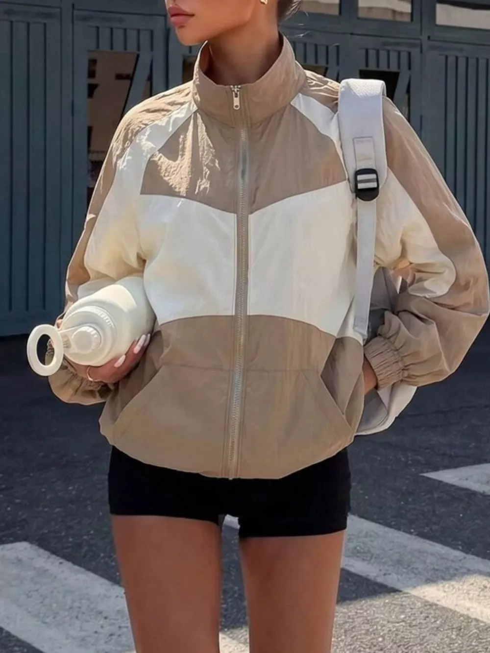Color Block Zip-Up Jacket, image 21