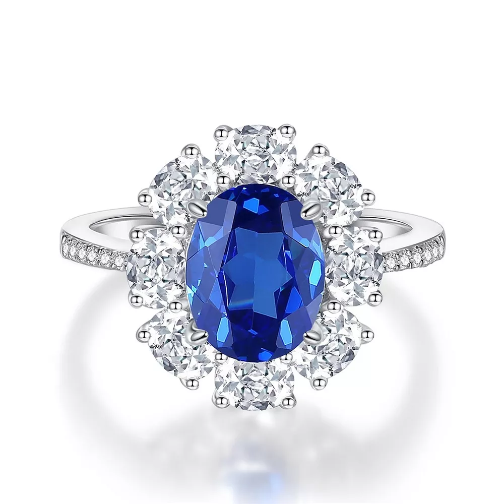 925 Sterling Silver Flower Ring, image 6