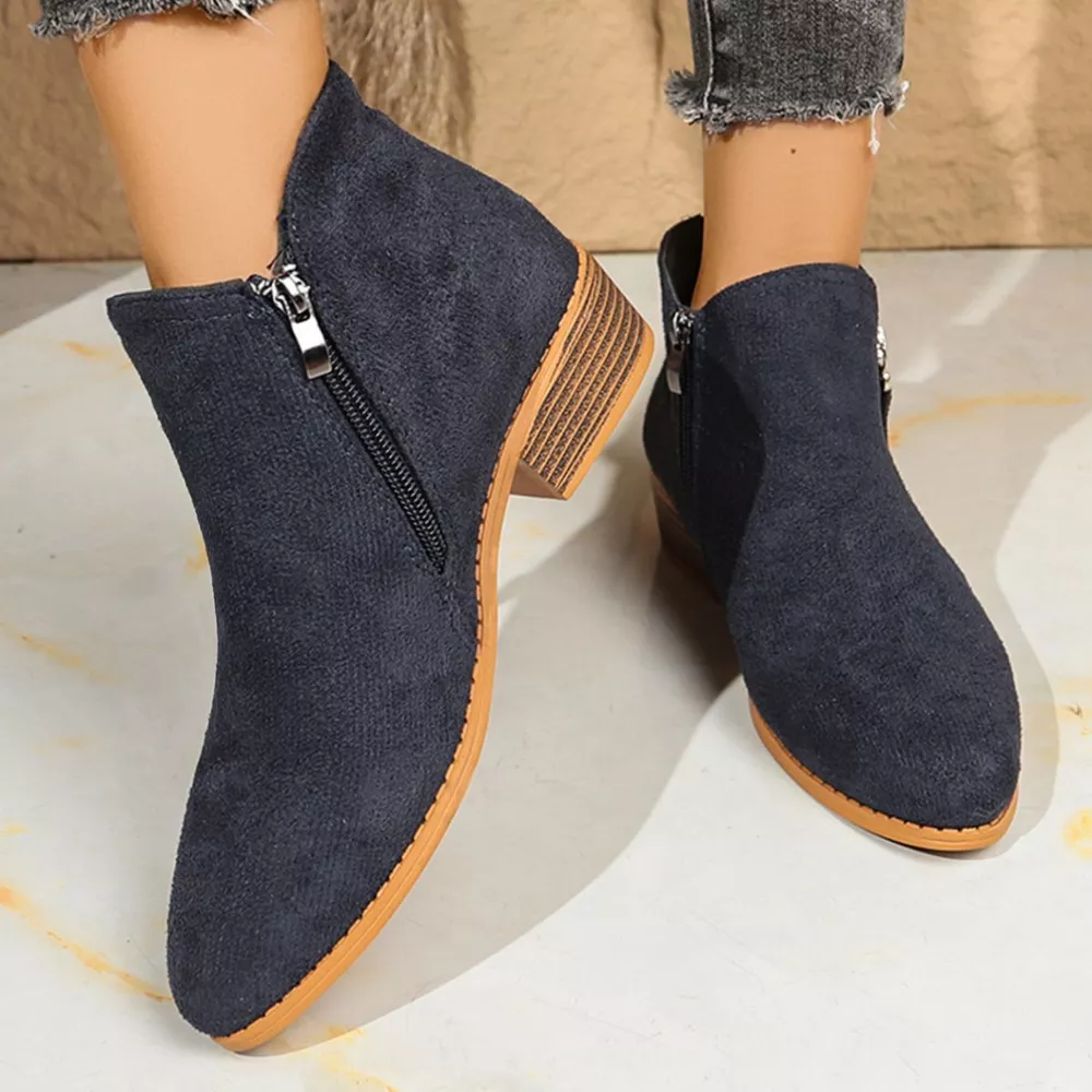 Point Toe Block Heels Boots, image 13