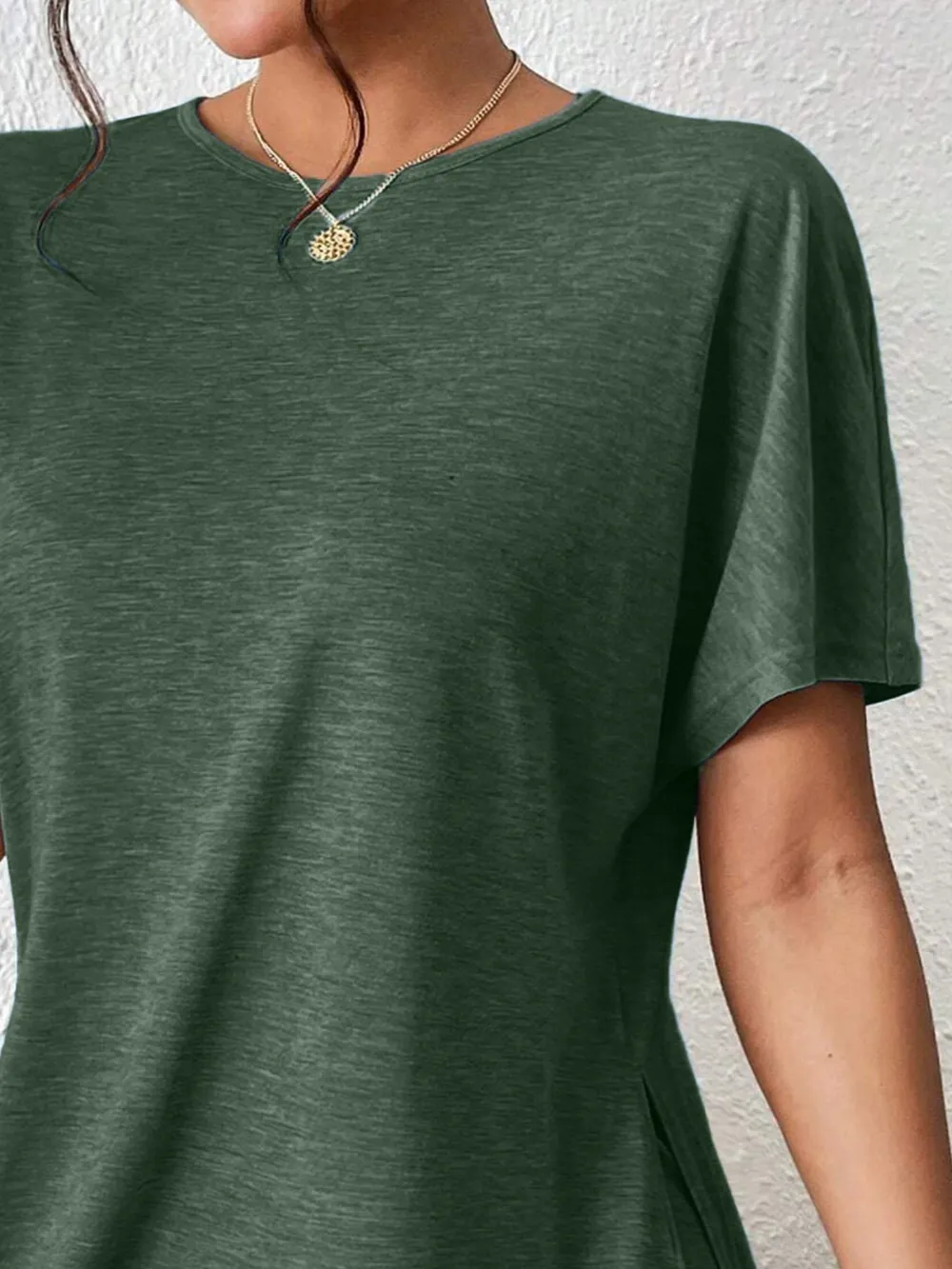Casual Round Neck T-Shirt and Shorts Set, image 16