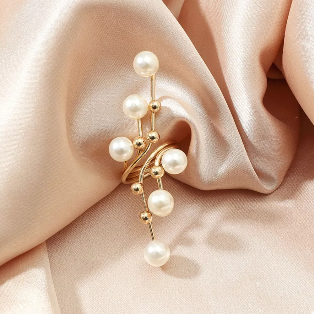 Alloy Pearl Bypass Ring, image 10