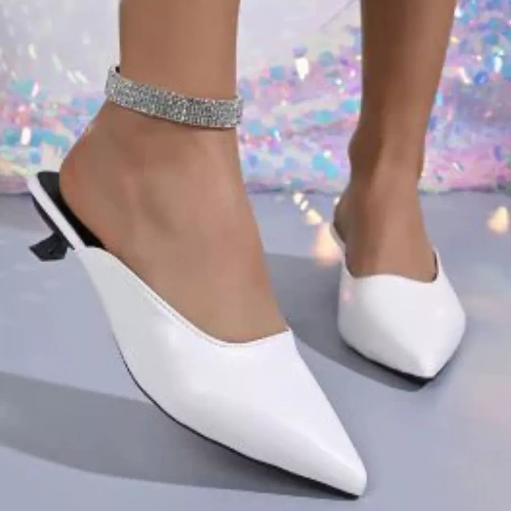 Point Toe Low Heels Sandals, image 4