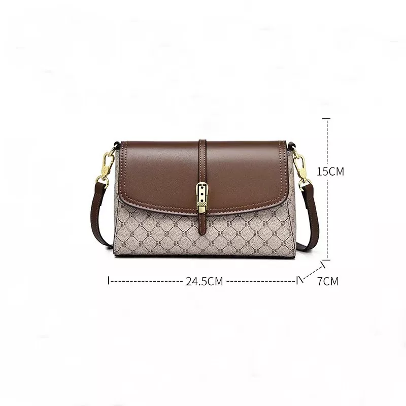Adjustable Strap Flap Crossbody Bag, image 4
