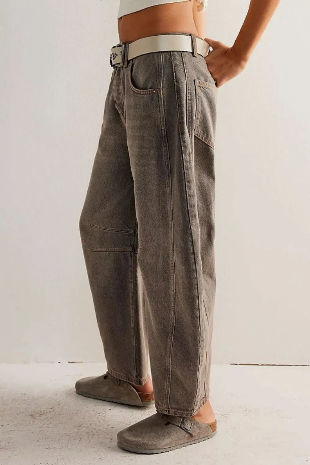 Wide Leg Jeans with Pockets, image 21