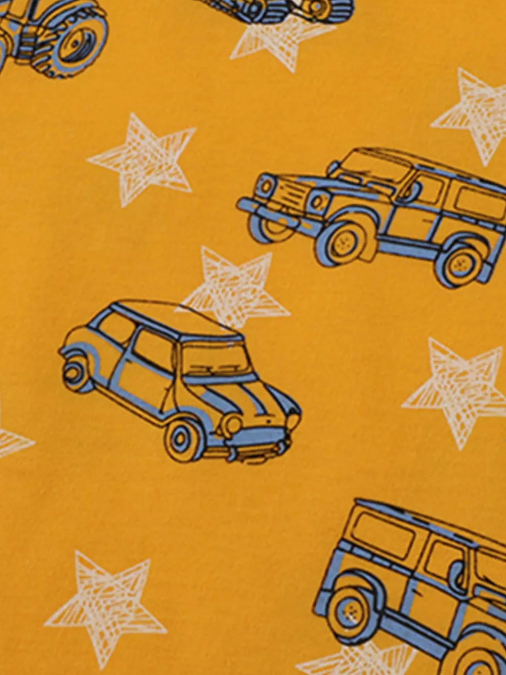 Children's Construction Vehicle Print Crew Neck Short Sleeve T-Shirt, image 3