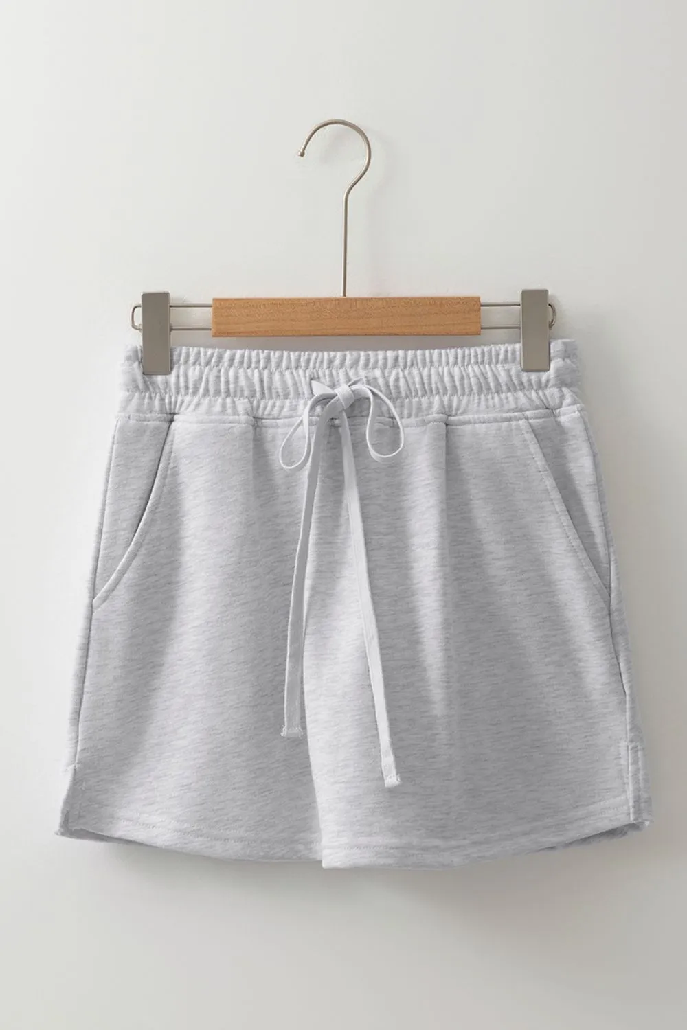 French Terry Drawstring Mini Skort with Pockets, image 17