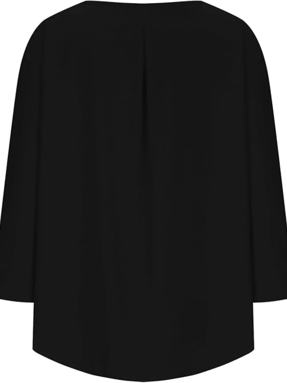Full Size Round Neck Relaxed Fit Blouse Plus Size, image 11