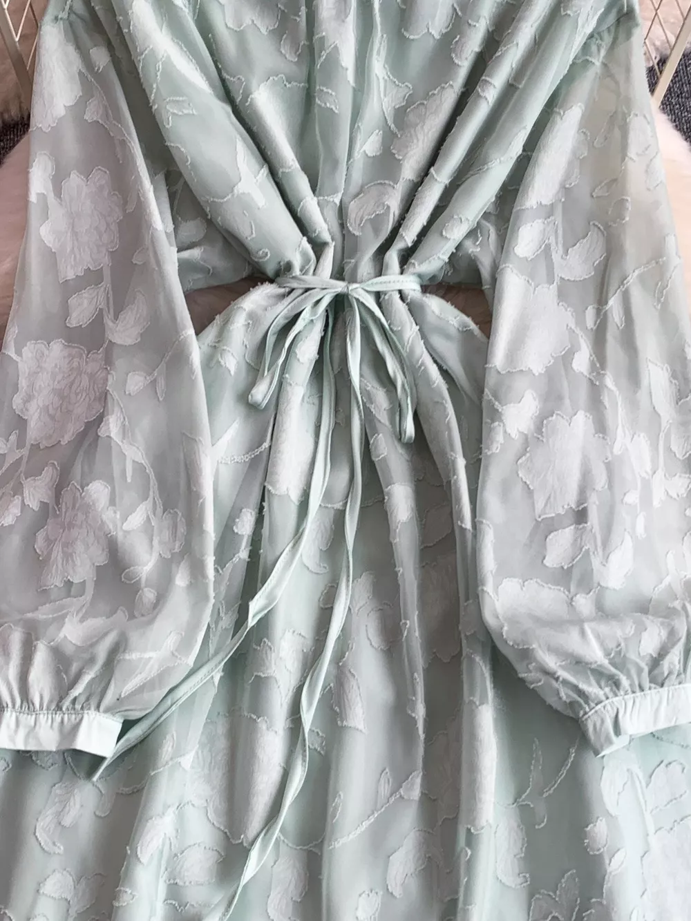 Tie Waist Long Sleeve Dress, image 22