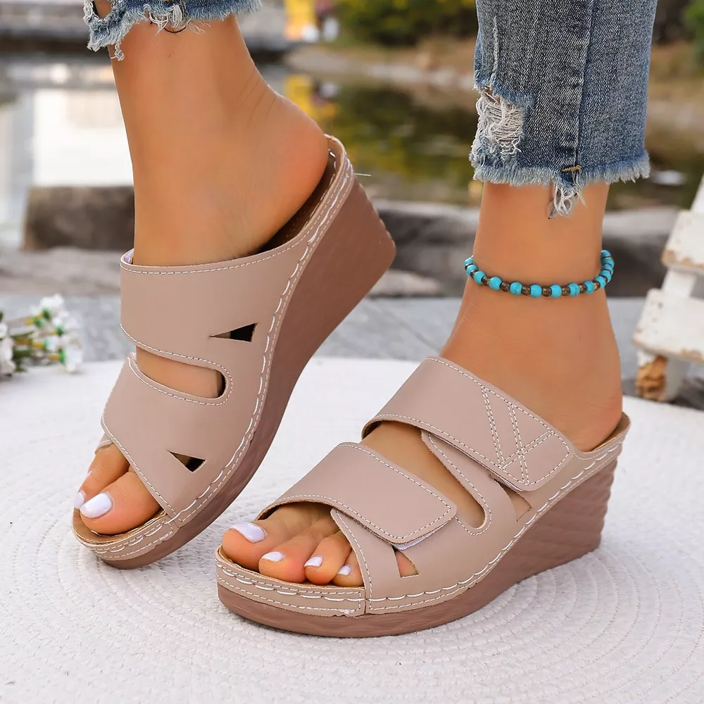 Open Toe Wedge Sandals, image 7