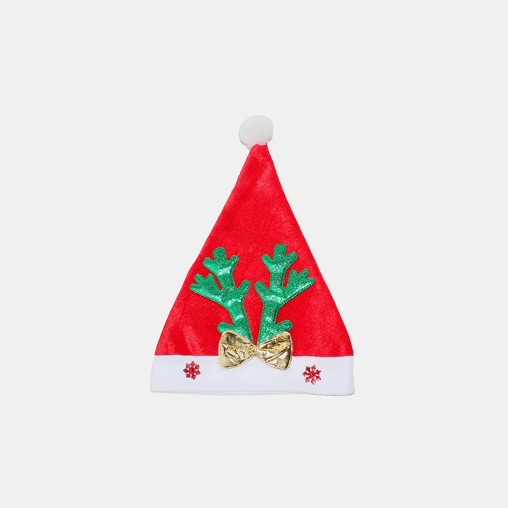 2 Piece Antler Christmas Hat with pompom, image 5