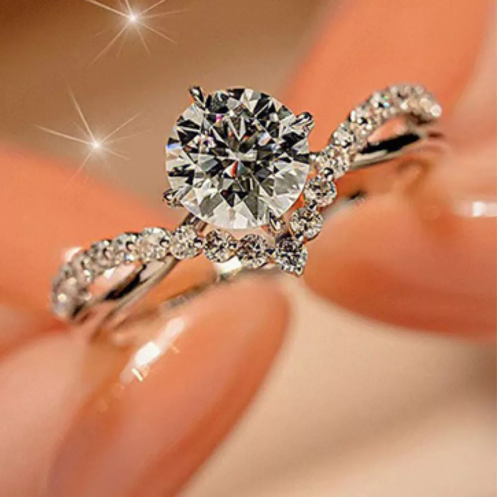 Moissanite 925 Sterling Silver Ring, image 7
