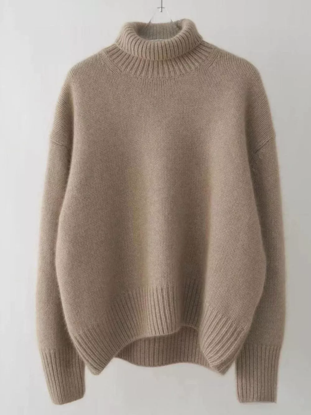 Turtleneck Dropped Shoulder Sweater, image 15