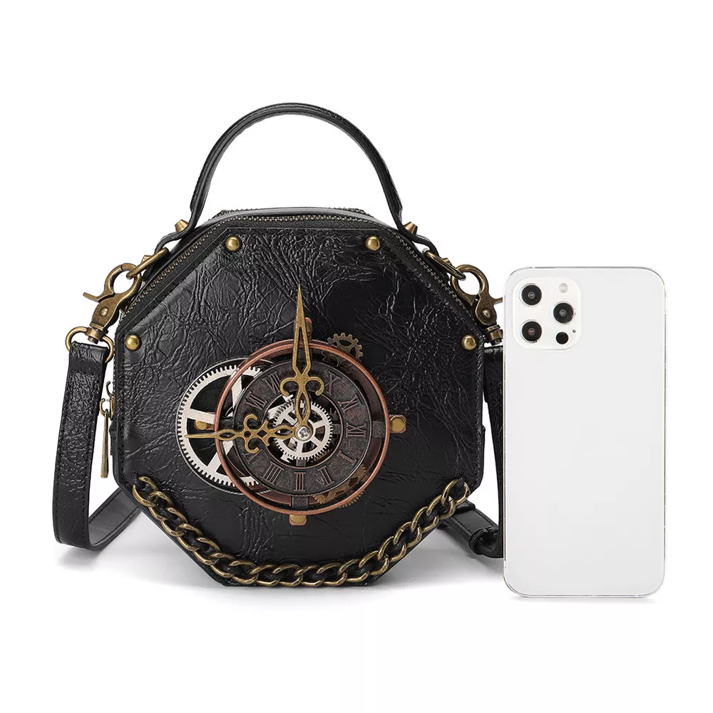 Steampunk Clockwork Crossbody Bag, image 4