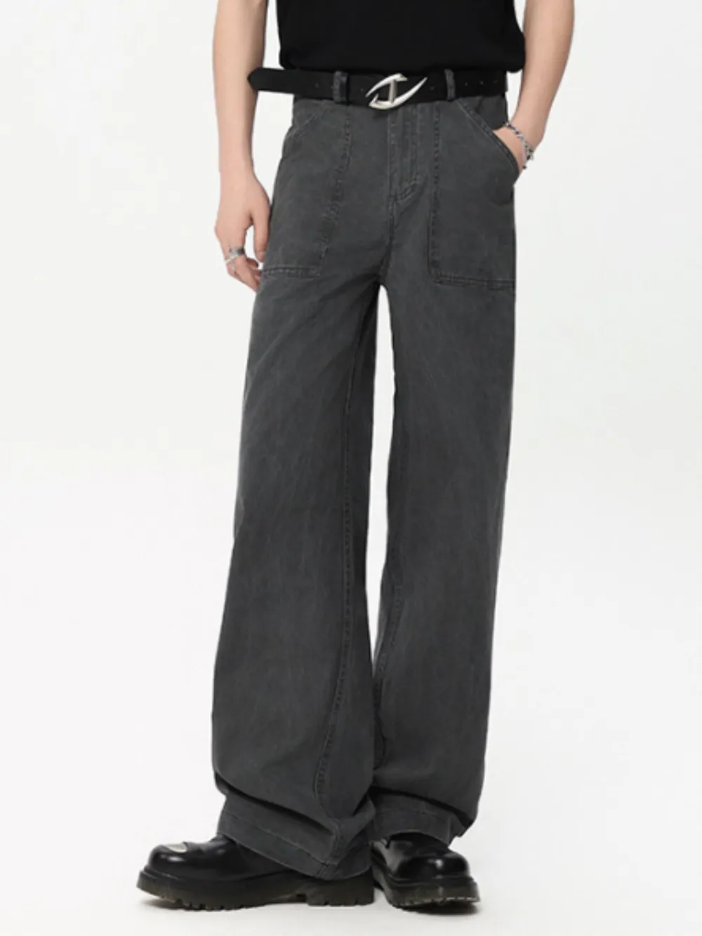 Men's Wide Leg Pants, image 3