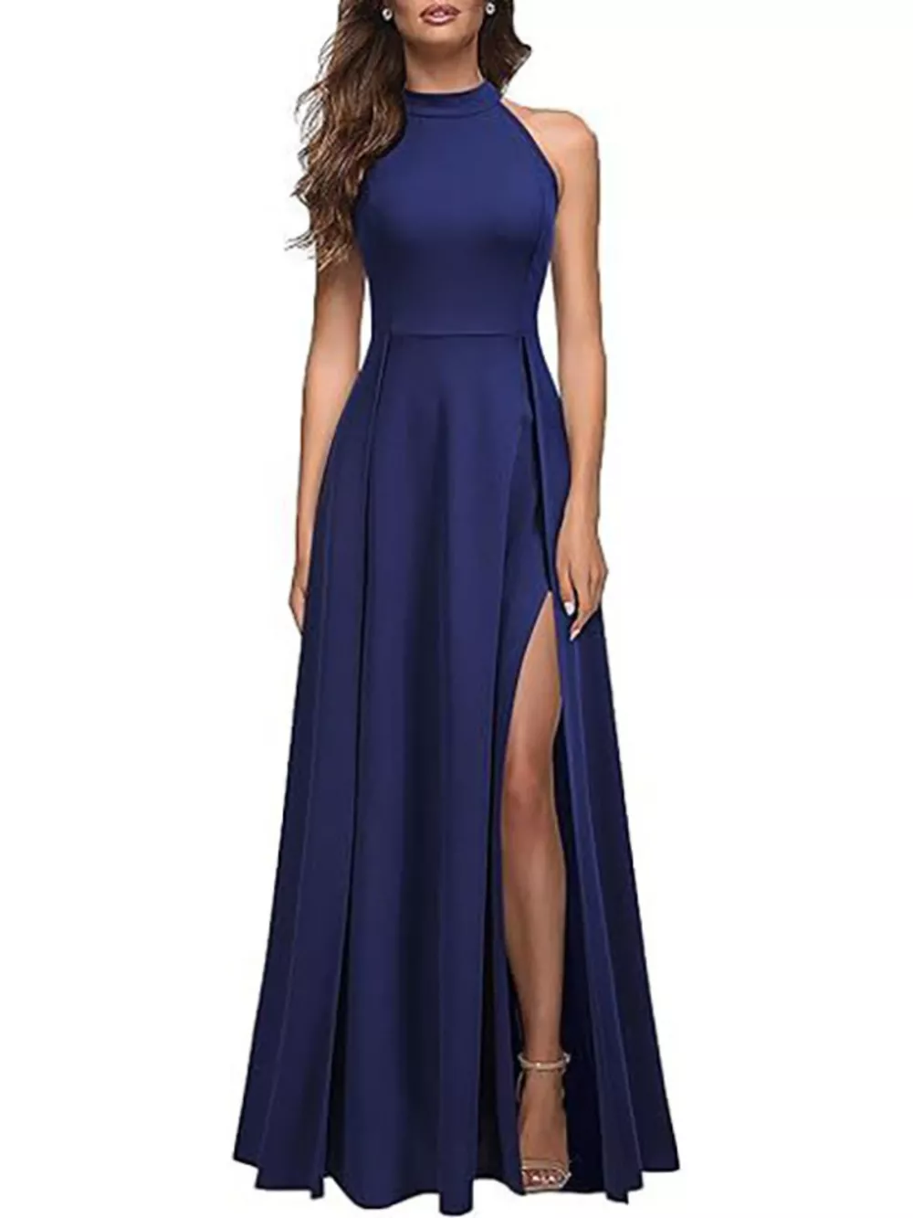 Sleeveless Slit Maxi Dress, image 6
