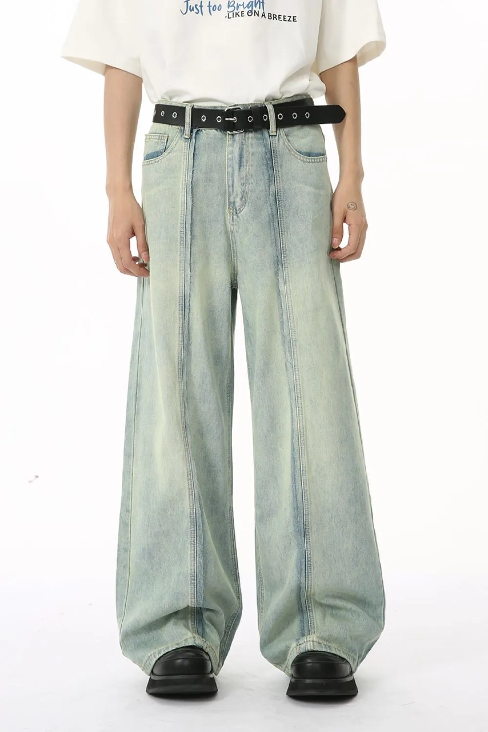 Wide Leg Jeans with Pockets, image 2