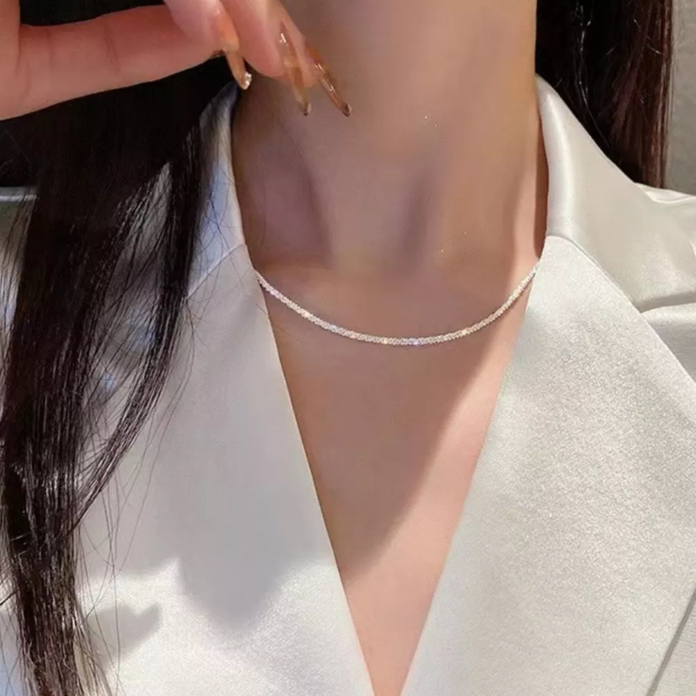 925 Sterling Silver Chain Necklace, image 2
