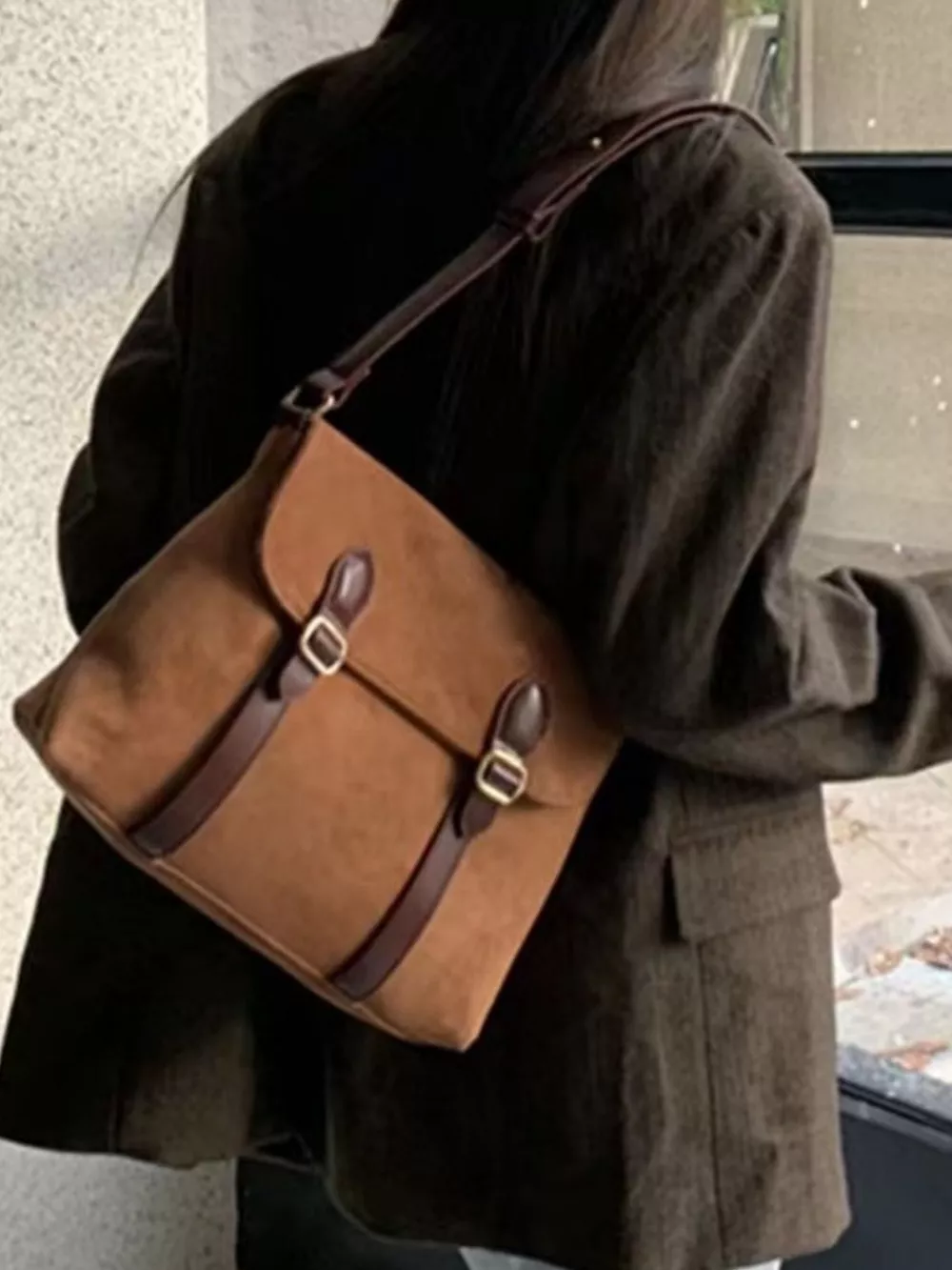 Double Buckle Crossbody Bag, image 8