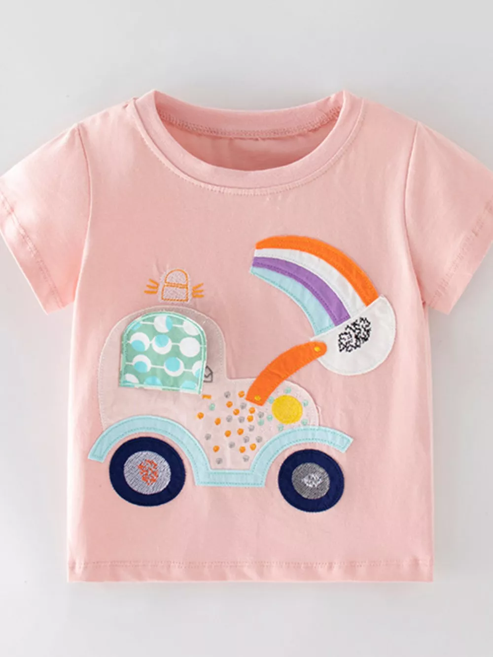 Children's Round Neck Short Sleeve Tee, image 2