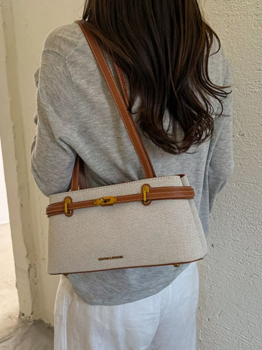 Decorative Buckle Shoulder Bag, image 6