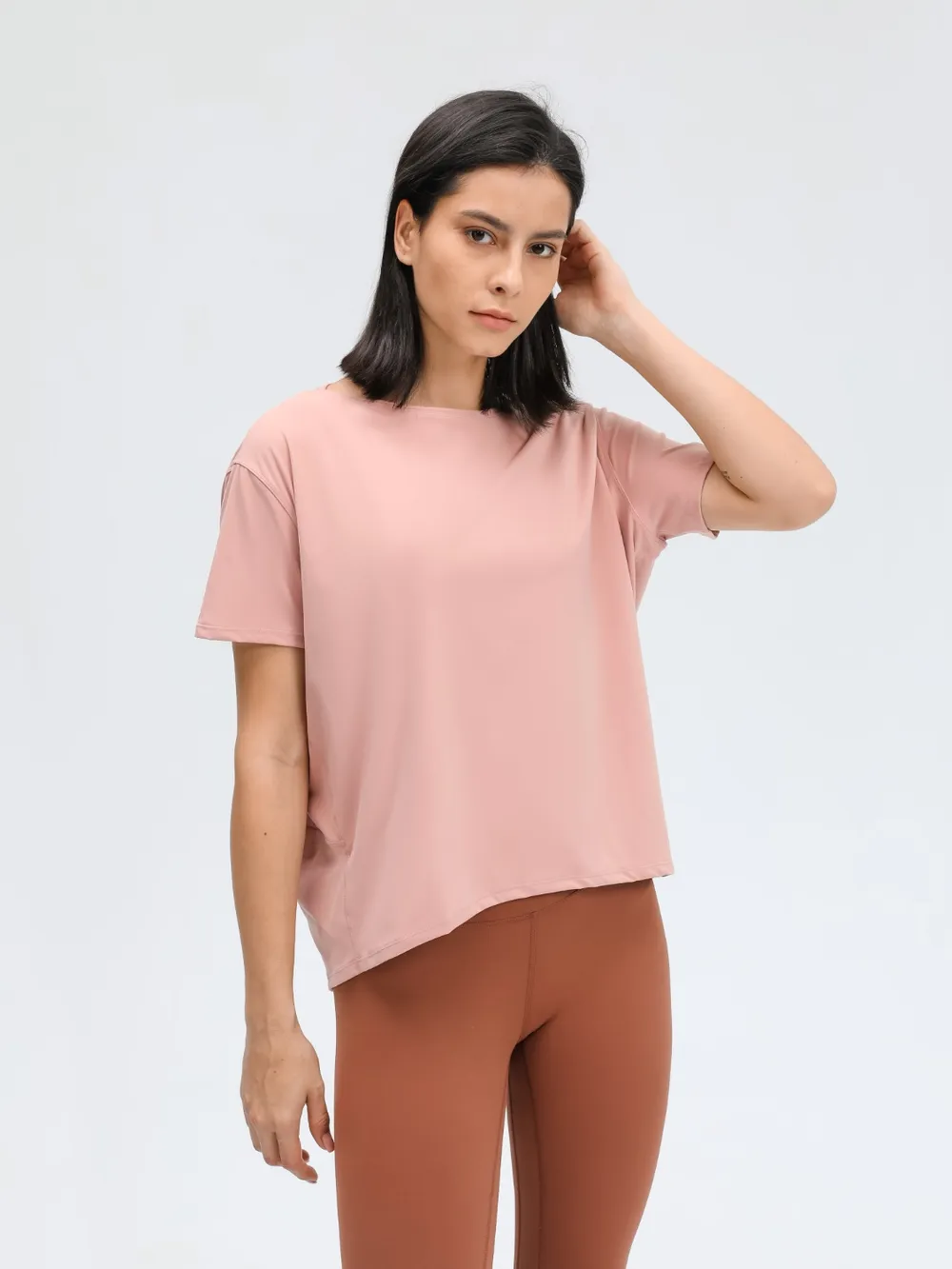 Round Neck Short Sleeve Active T-Shirt, image 31