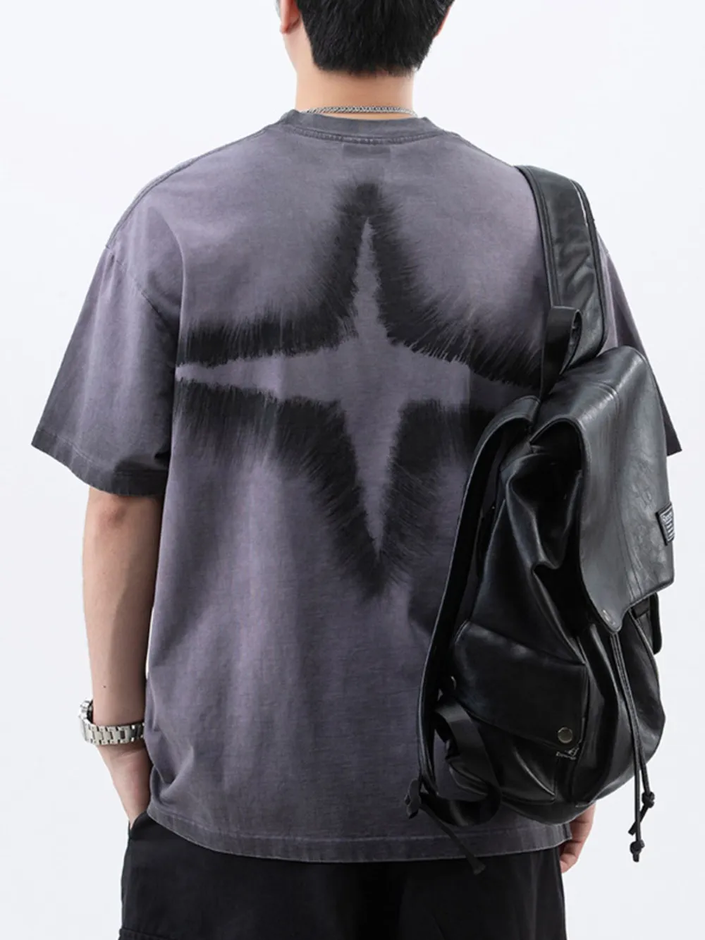 Men's Plus Size Round Neck Short Sleeve T-Shirt, image 15
