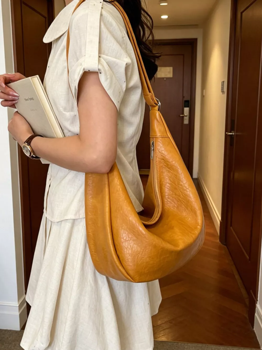 PU Leather Crossbody Bag, image 2