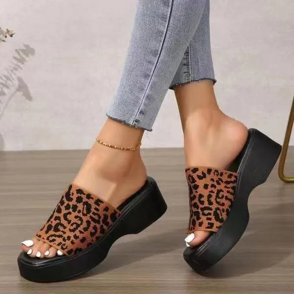 Open Toe Platform Cloth Sandals, image 11