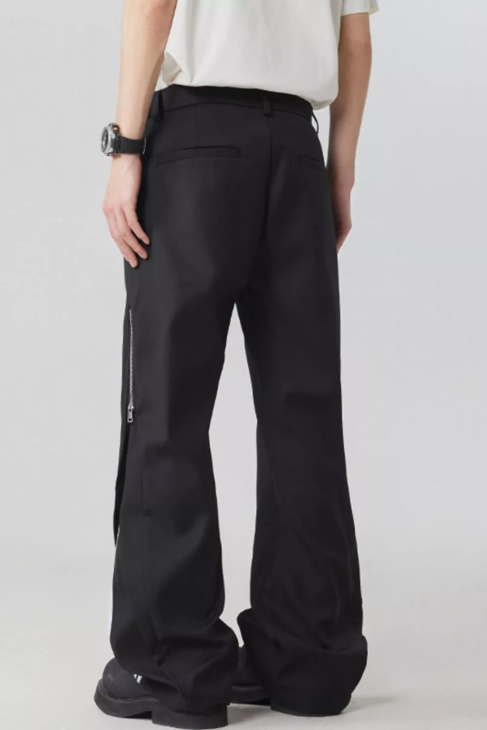 Men's Plus Size Side Stripe Wide Leg Pants, image 4