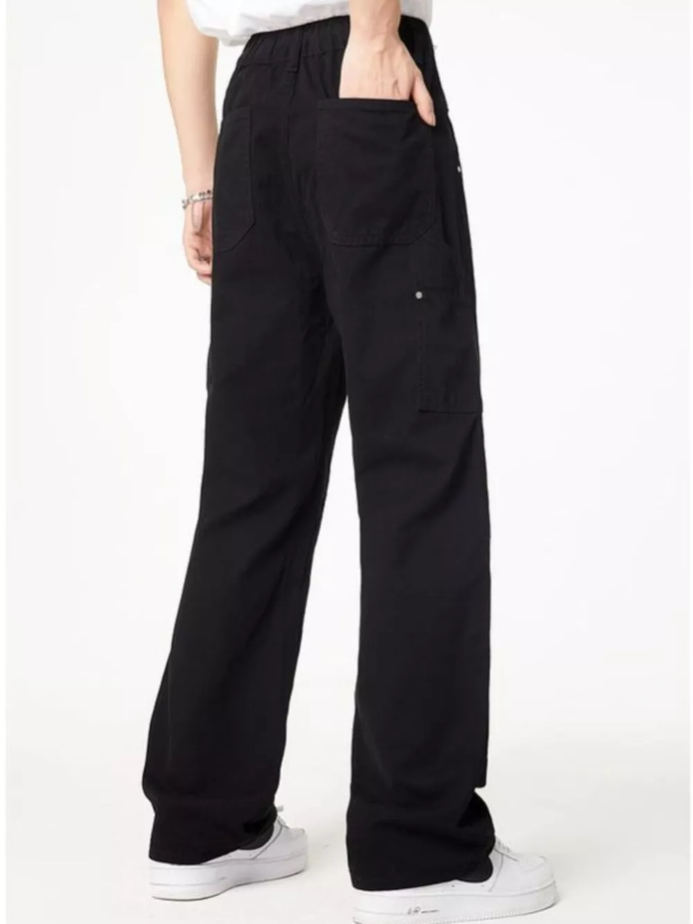 Men's Full Size Wash Wide Leg Jeans Plus Size, image 10