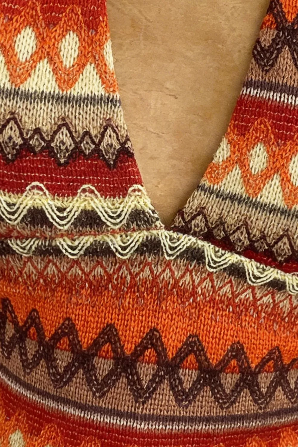 Ethnic Print Halter Neck Cami, image 5